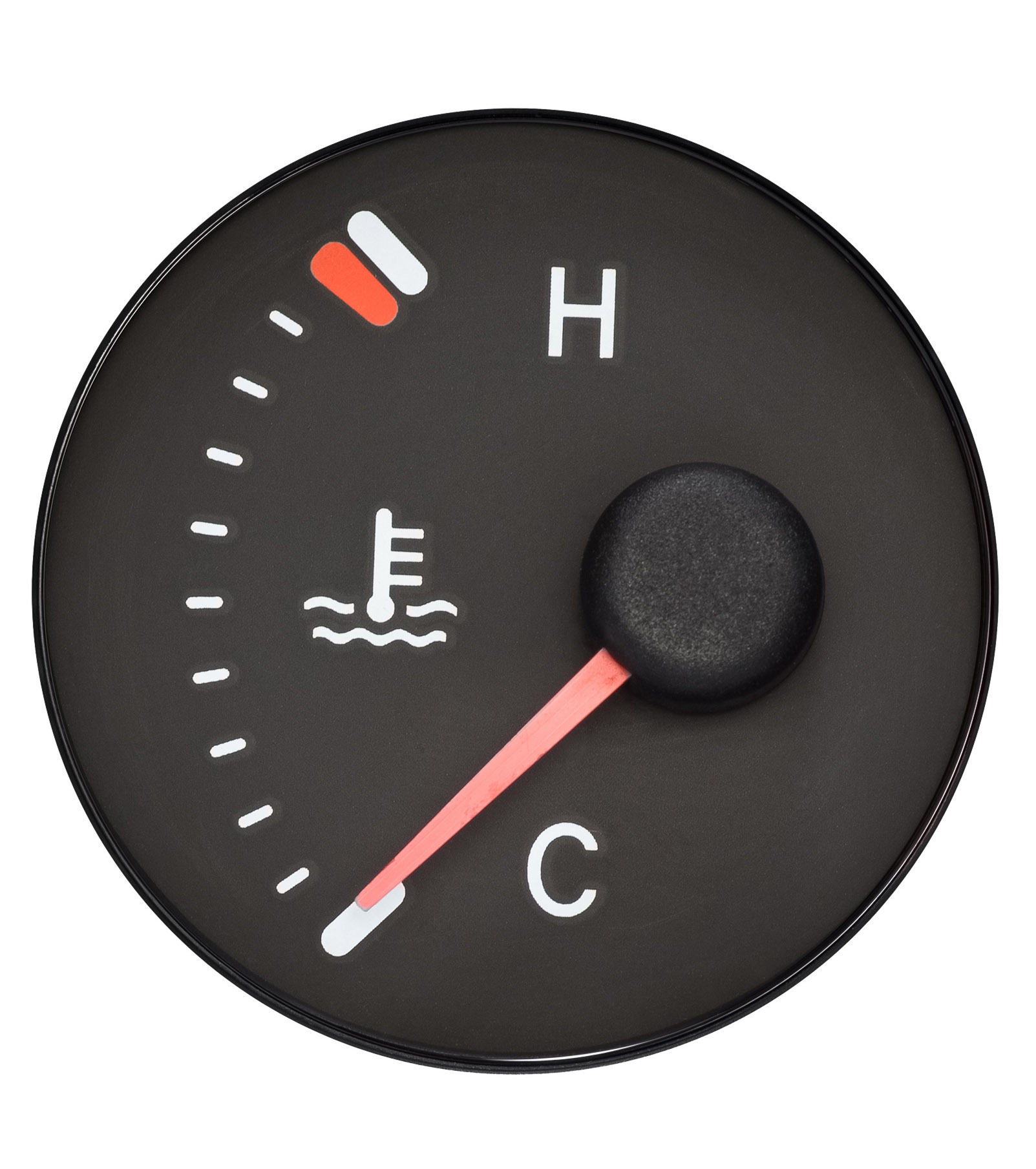 Temperature gauge on deals car